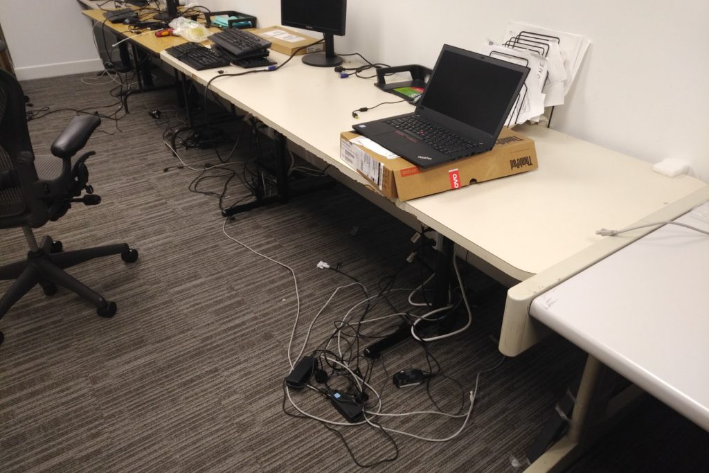Our Computer Lab Before and After Photos
